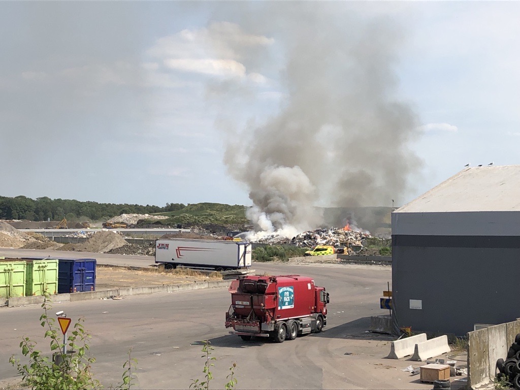 Brand på anläggningen